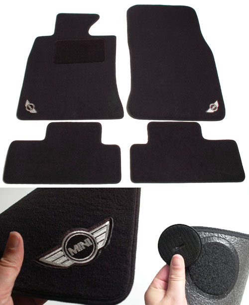 Rubber, All Weather, Aluminum, Carpet or Cocomats Floormats for Your MINI