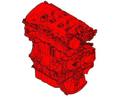 11000444887 MINI Cooper Replacements Short Engine 