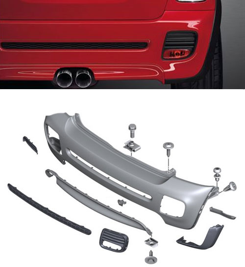 John Cooper Works Rear Bumper - MINI Cooper Accessories :: MINI Cooper ...