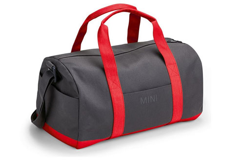 80222445673 MINI DUFFLE BAG COLOR BLOCK Duffle Bag: Gray/Lemon - MINI Cooper  Accessories + MINI Cooper Parts