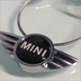 Wings Keychain w/ Stainless Rope Clasp: MINI Logo