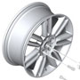 LA Wheel Pair Spoke 532: Light Alloy Rim: Brightsilver