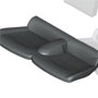 Rear Seat Cover: Leather: Black