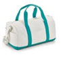 Mini Color Block Duffle Bag-White/Aqua