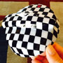 Gas Lid Cover: Checkered Flag: R53