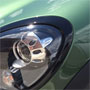Headlight + Taillight Trim Covers: Gloss Black : R60
