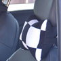 Pillow Set: Headrest: Checkered