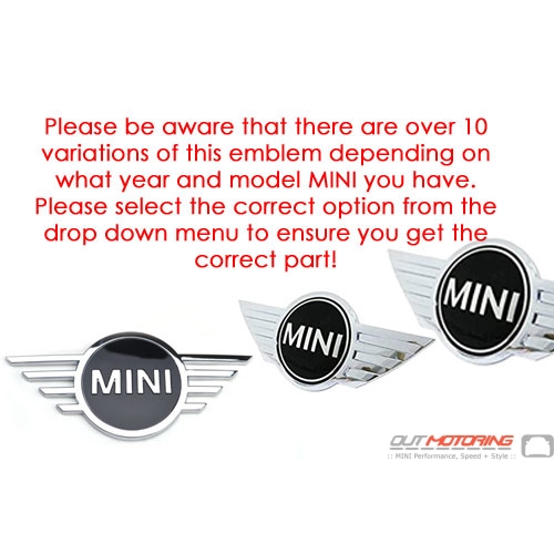 Emblem Wings MINI Logo Front