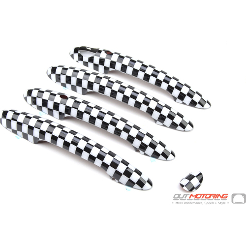 MINI Cooper Checkered Flag Door Handle Covers: Gen3 - MINI Cooper ...