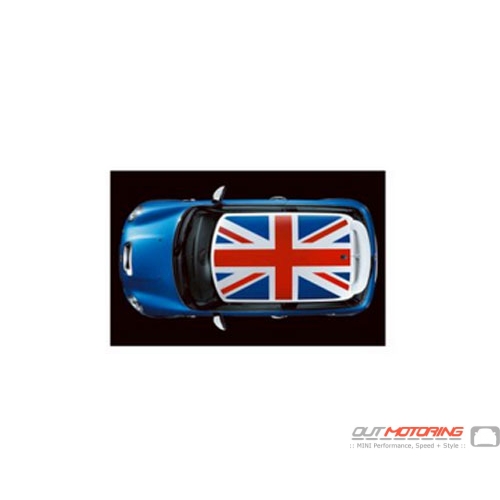 Roof Graphic Union Jack Flag Mini Cooper And Coope