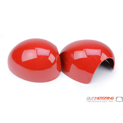 Side Mirror Covers: Gen2 Stick-on: NON PowerFold: Red