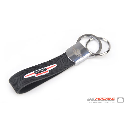 MINI Cooper Soft Loop Quick Release Access Key Chain Ring JCW