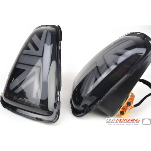 Union Jack Grey LED Brake Lights for MINI Cooper R56, R57 R58, R59 2011 ...