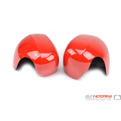 Side Mirror Covers: Gen3 2020+ Stick-On: Red