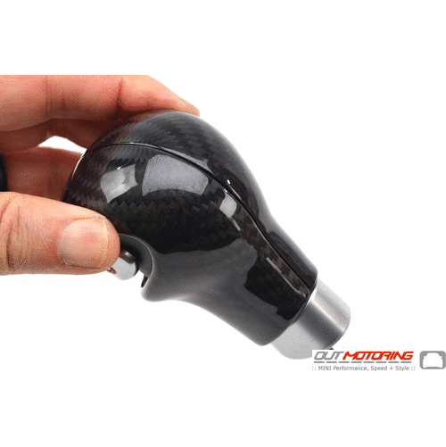 MINI Cooper Shift Knob Cover Carbon Fiber: Automatic Gen2 R55 R56 R57 ...